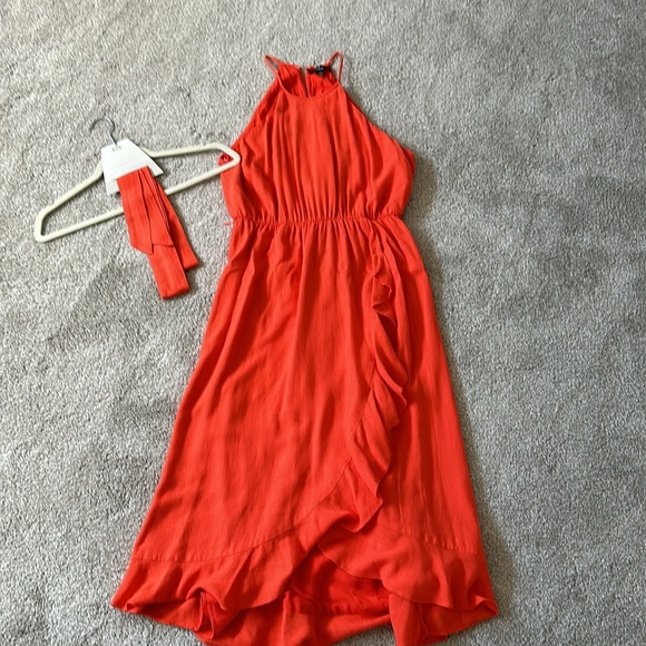 🧡 Lulus bright expression high low maxi dress - Picture 7 of 9